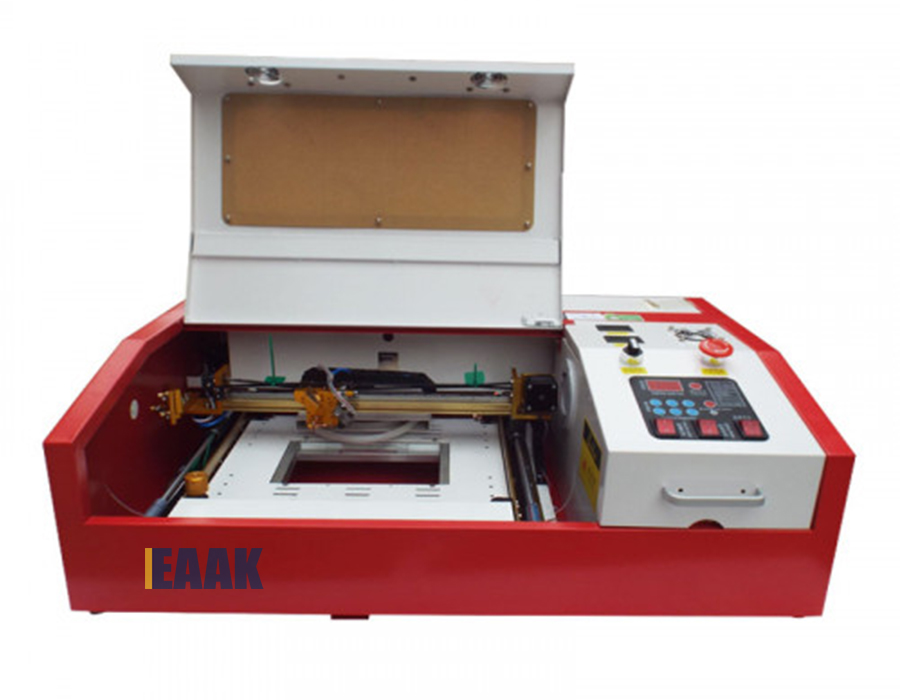 Laser stamp engraving machine